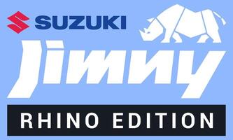 Suzuki jimny Nashorn Auflage Logo vektor