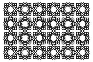 islamic geometrisk mönster. abstrakt mandala. etnisk dekorativ element. islam, arabiska, indian, och ottoman motiv vektor