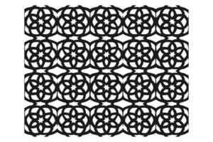 islamic geometrisk mönster. abstrakt mandala. etnisk dekorativ element. islam, arabiska, indian, och ottoman motiv vektor