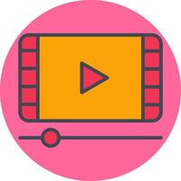 Video und Animation Vektor Symbol