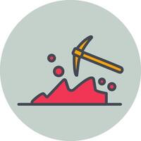 Bergbau Vektor Symbol