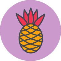 Ananas-Vektor-Symbol vektor