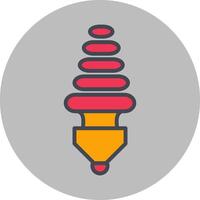 Energiesparlampen-Vektorsymbol vektor