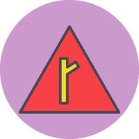 Straßenschild-Vektor-Symbol vektor