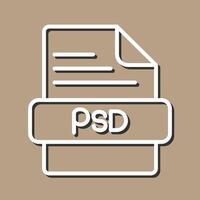 PSD-Vektorsymbol vektor