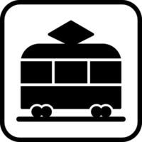 Straßenbahn-Vektor-Symbol vektor