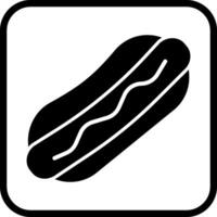 Hotdog-Vektor-Symbol vektor