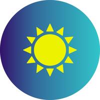 Vektor-Sonne-Symbol vektor