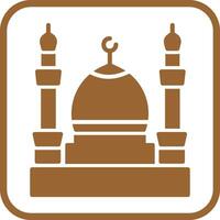 Moschee-Vektor-Symbol vektor