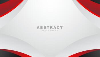 abstraktes rotes graues weißes Leerzeichen modernes futuristisches Hintergrundvektor-Illustrationsdesign. vektorillustrationsdesign für präsentation, banner, cover, web, karte, poster, tapete vektor