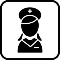 Krankenschwester-Vektor-Symbol vektor