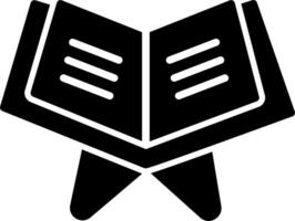 Vektorsymbol des heiligen Buches lesen vektor