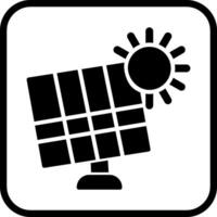 Vektorsymbol für Solarpanel vektor