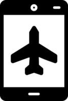 Flugzeug-Vektor-Symbol vektor