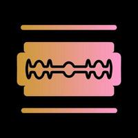 Vektorsymbol für Rasierklinge vektor