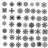 ai genererad xmas snöflinga ClipArt vektor illustration bunt