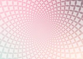Rosa Platz geometrisch Wirbel Muster Licht Hintergrund vektor