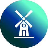 Symbol für Windmühlenvektor vektor