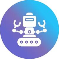 industriell Roboter ich Vektor Symbol