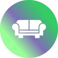 Sofa-Vektor-Symbol vektor