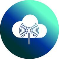 Internet-Cloud-Vektor-Symbol vektor