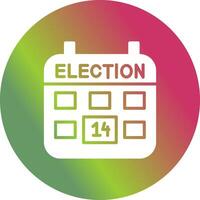 Wahltag-Vektorsymbol vektor