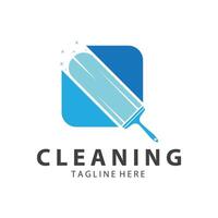 Reinigung Logo Reinigung Haus Logo Reinigung Fenster Logo Vektor Design