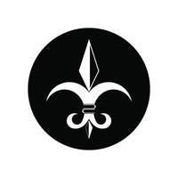 fleur de lis ikon vektor