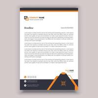 Corporate Business Briefkopf Template-Design. vektor