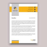 Corporate Business Briefkopf Template-Design. vektor