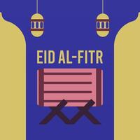 platt eid al-fitr illustration bakgrund vektor