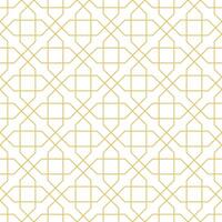 arabicum geometrisk mosaik- tryckbar sömlös mönster med abstrakt marockansk skriva ut i blå och orange färger. ramadan kareem traditionell islamic konst illustration bakgrund vektor