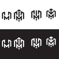 Hm Brief Symbol Logo vektor