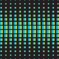 abstrakt Muster mit Gradient Quadrate auf ein schwarz Hintergrund. vektor