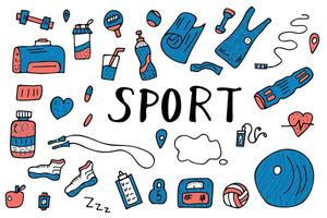 sport aktiviteter symboler. vektor illustration.