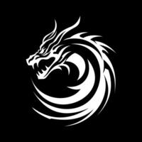 Drachen-Logo-Vektor vektor