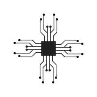 Schaltkreis Logo Vektor Element Symbol und Design