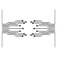 Schaltkreis Logo Vektor Element Symbol und Design