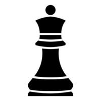 svart vektor schack ikon isolerat på vit bakgrund