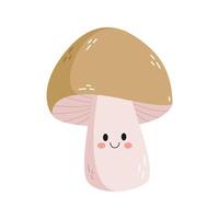 Hand gezeichnet süß Champignon Pilz Illustration vektor