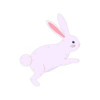 söt hand dragen påsk kanin illustration vektor