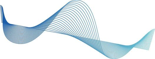 Welle Linie bunt abstrakt Vektor Element