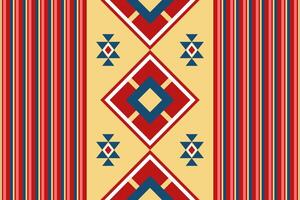 geometrisk etnisk orientalisk sömlös mönster. kan vara Begagnade i tyg design för Kläder, textil, omslag, bakgrund, tapet, batik, matta, broderi stil vektor