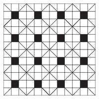 geometrisch Vektor nahtlos Muster auf Weiß Hintergrund