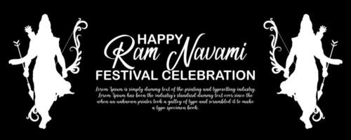 glücklich RAM Navami kulturell Banner Hindu Festival Vertikale Post wünscht sich Feier Karte RAM Navami Feier Hintergrund vektor