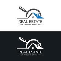 Vektor echt Nachlass Konstruktion Eigentum Haus Logo