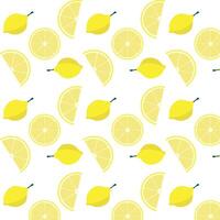 nahtlos Muster mit Zitronen Hintergrund Hintergrund vektor