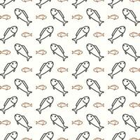 fisk trendig Flerfärgad upprepa mönster vektor illustration bakgrund
