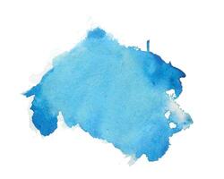 Blau Aquarell abstrakt beflecken Textur Hintergrund Design vektor