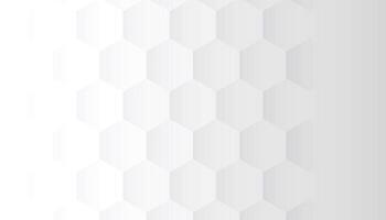 vit bakgrund med 3d hexagonal mönster design vektor